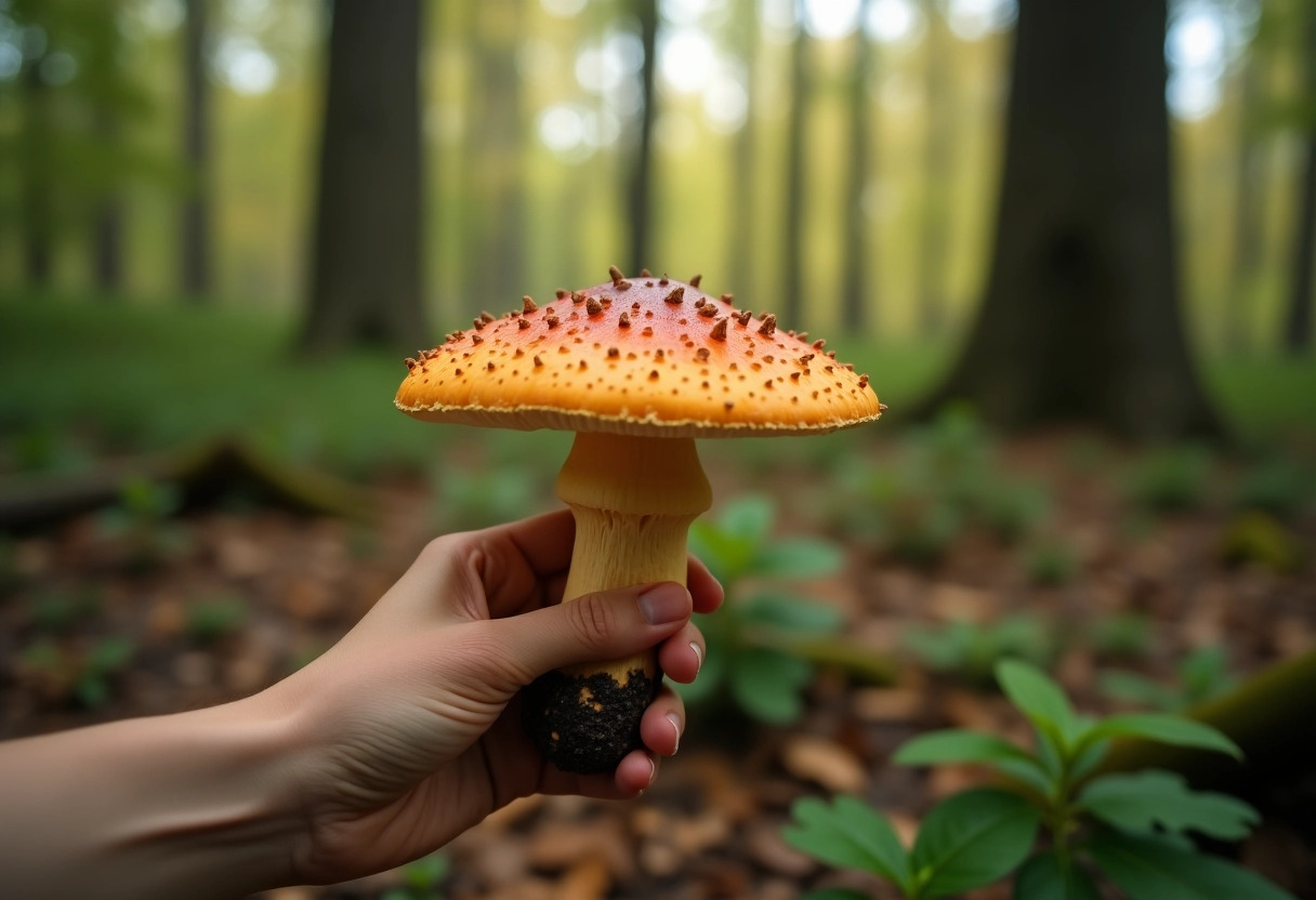 champignon orange